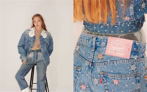 miu miu x levi's|Miu Miu and Levi’s Just Released the Chicest Collection of.